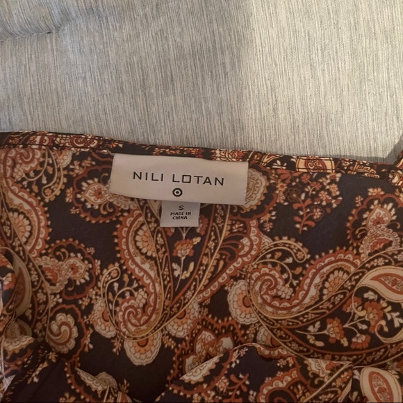 Nili Lotan Paisley Print Slip Dress Size Small - Picture 8 of 8